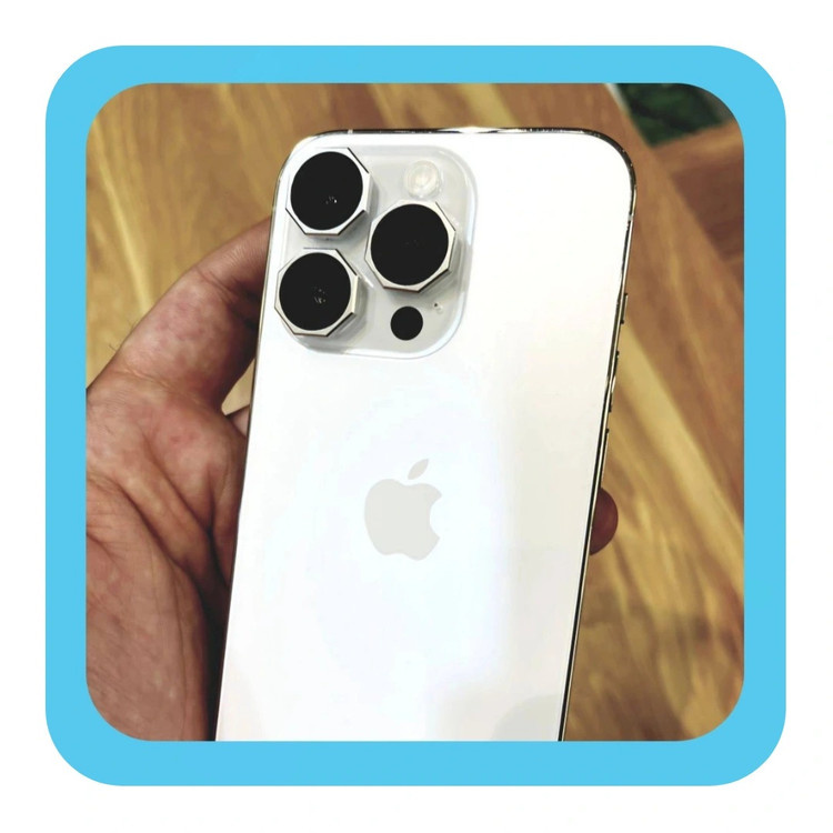 محافظ لنز دوربین IPhone 15 Pro Max هشت ضلعی لوکس شیلد فلزی اپل آیفون ۱۵ پرو مکس
