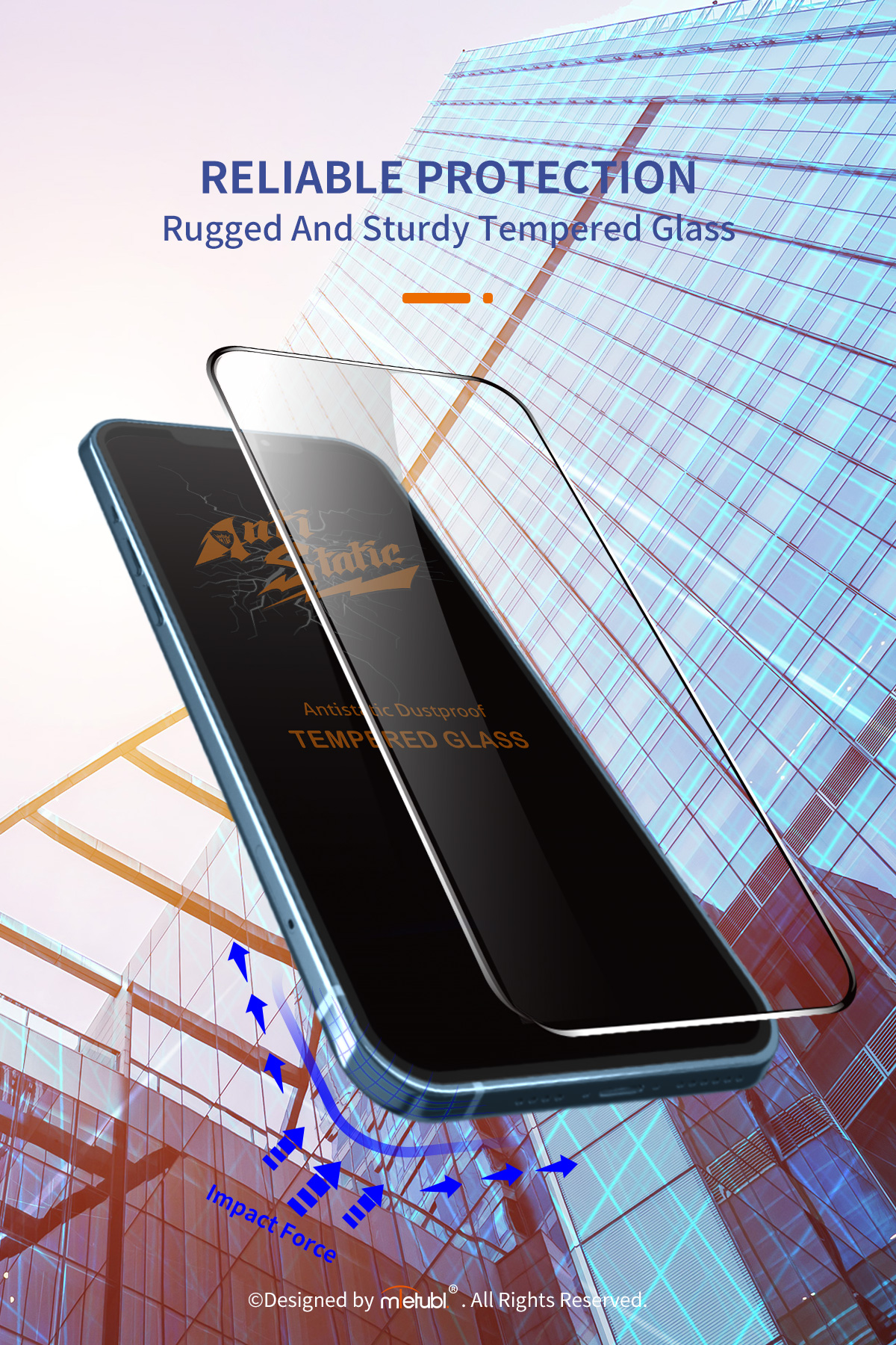 محافظ صفحه نمایش شیشه Galaxy A54 آنتی استاتیک گلس سامسونگ گلکسی آ۵۴