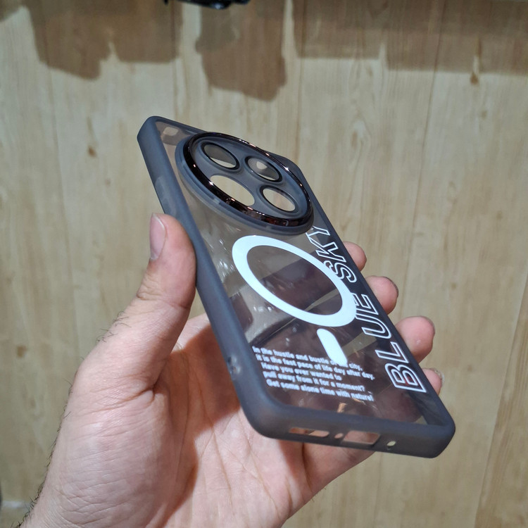 کاور Redmi Note 14 Pro طرح مگسیف محافظ لنز دار شیائومی ردمی نوت ۱۴ پرو