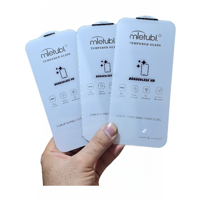 گلس IPhone 15 Pro Max محافظ صفحه نمایش شیشه بدون حاشیه میتوبل اورجینال اپل آیفون 15 پرومکس Borderless HD